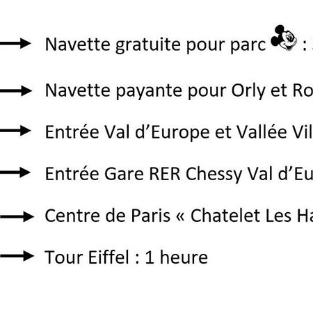 Disneyland Paris, Appartement 70M², Parking Prive سيري المظهر الخارجي الصورة